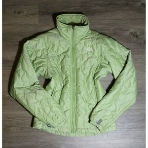 The North Face Sz XS Green Zip Snowflake Jacket